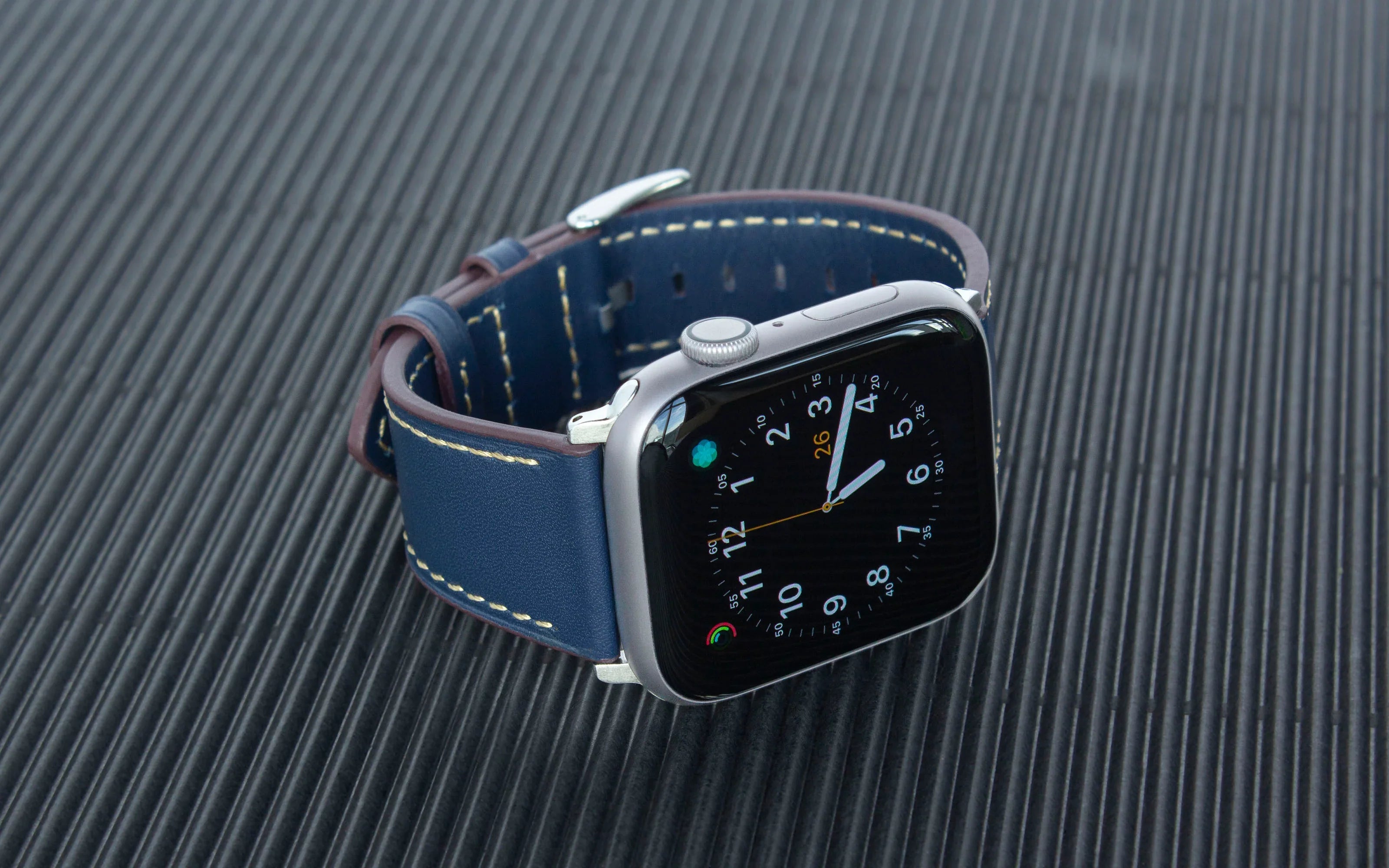 Torrii Watch 40/41/42 Mm Strap - Dark Blue Leather - Tashqila Torrii Watch 40/41/42 Mm Strap - Dark Blue Leather - Tashqila